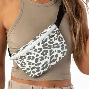 ALOHA Collection Mini Hip Pack - Snow Leopard Print